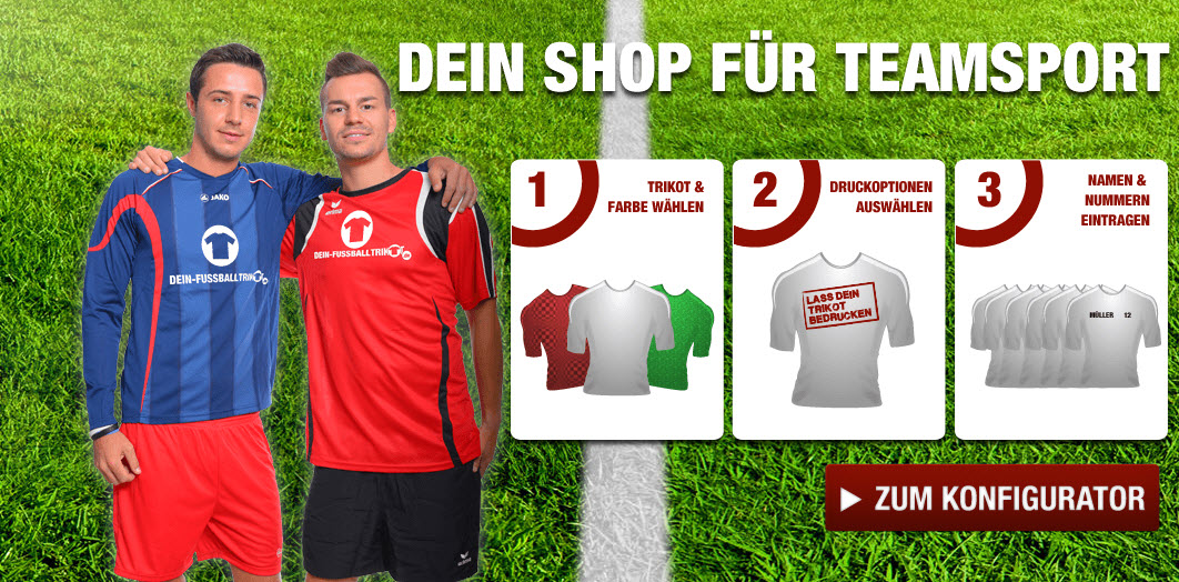  dein-fussballtrikot.de - Der Online Shop fr Teamsport | Freie-Pressemitteilungen.de